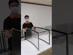 Transparência do painel táctil AG e do painel táctil comum