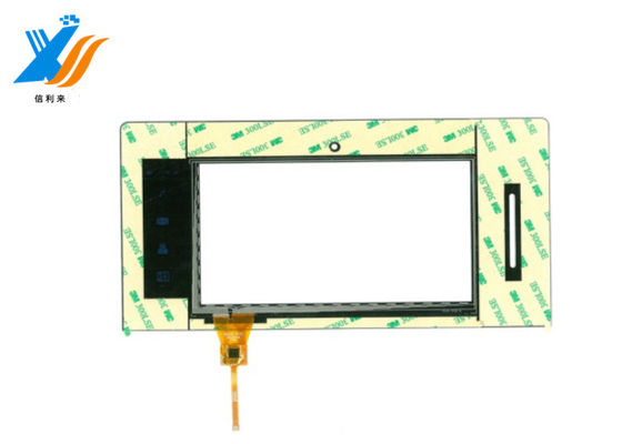 Painel de toque capacitivo projetado em vidro ITO de 7 polegadas para vários dispositivos eletrônicos