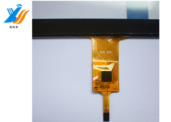 Ecrã de painel táctil de vidro temperado GG PC para controlo industrial