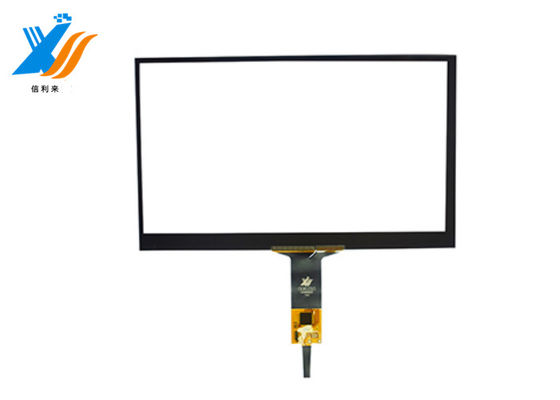 Lcd resistente a explosões de 7 polegadas capacitivo touchscreen preto branco alta sensibilidade