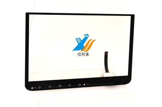 Painel de tela sensível ao toque Pcap preto de 7 polegadas Smart Home IIC Interface personalizada