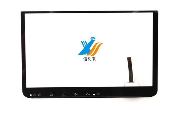Painel de tela sensível ao toque Pcap preto de 7 polegadas Smart Home IIC Interface personalizada