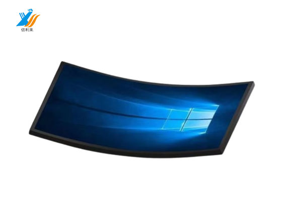 55 polegadas Painel de toque curvo personalizado PC Industrial Capacitivo compatível com vários dispositivos