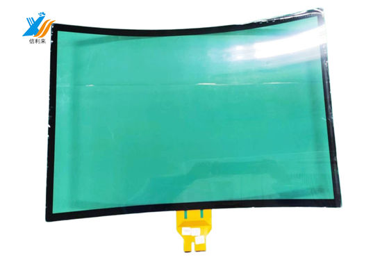 Display de toque capacitivo curvo personalizado de 49 polegadas preto