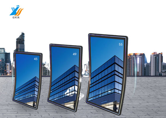 Painel flexível de tela sensível ao toque do tipo 1500R