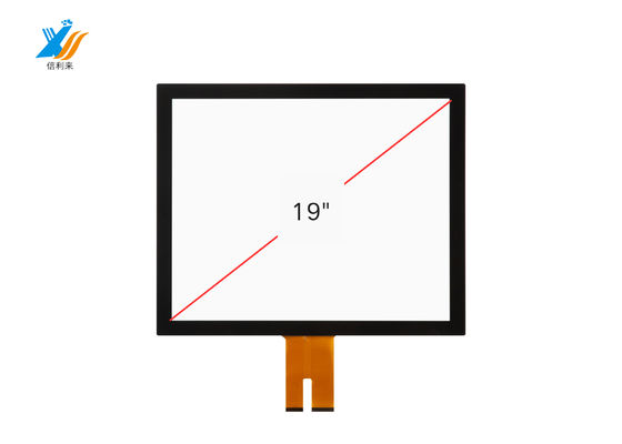 Tecnologia de tela de toque múltipla de 19 polegadas Tempos de toque ilimitados com estrutura G + G