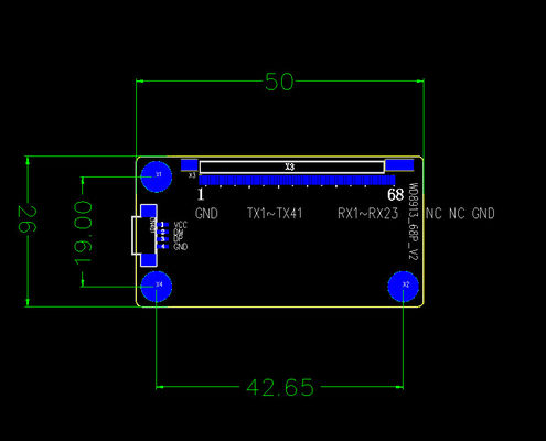 ILITEK2511 Controladores de ecrã táctil com interface IIC