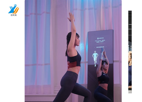 Venda de fábrica Panela de tela sensível ao toque multi-toque projetada capacitiva (PCAP) painel de tela sensível ao toque impermeável à água resistente ao óleo Smart Mirror Painel sensível ao toque para clube de fitness e Smart Home Banheiro Touch Screen Light Mirror