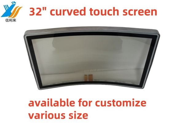 Personalizar 10 toque Curved Touch Painel de tela à prova de água à prova de óleo Anti-UV AR AF AG caneta touch LCD Display Monitor para exibição comercial Máquinas de entretenimento jogos jukeboxes