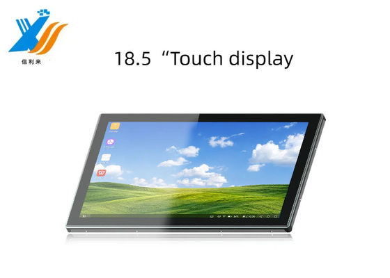 tela sensível ao toque PCAP personalizada de 18,5 polegadas Monitor com painel sensível ao toque G + G Industrial Smart home treadmill médico