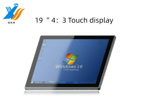 Personalizar 19" Multi-touch projetado capacitivo (PCAP) tela sensível ao toque impermeável à água resistente ao óleo Anti-UV AR AG AF caneta touch lcd Display led Monitor VGA HDMI para educação médica industrial comercial