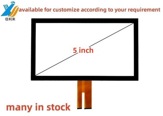 5 polegadas Multi-touch projetado capacitivo (PCAP) GG GFF tela sensível ao toque Painel AR AG AF impermeável caneta à prova de óleo luva de toque touch LCD monitor led personalizado para tablet máquina de aprendizagem de computador