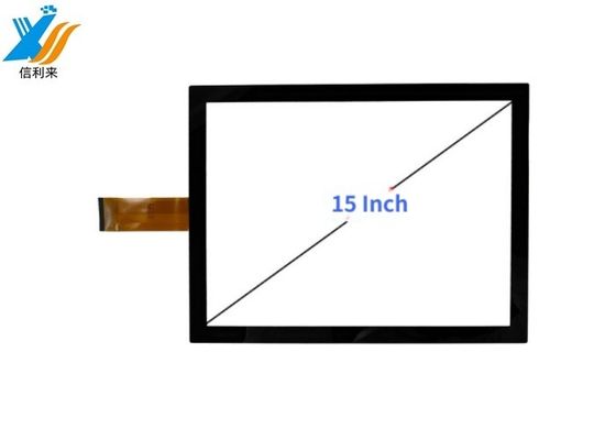 Painel LCD de 15 polegadas com tela sensível ao toque com pontos múltiplos de interface USB/IIC