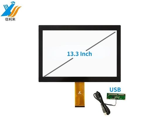 13.3'' Industrial Multi Touch Screen Panel com USB e IIC Interface G+G Estrutura