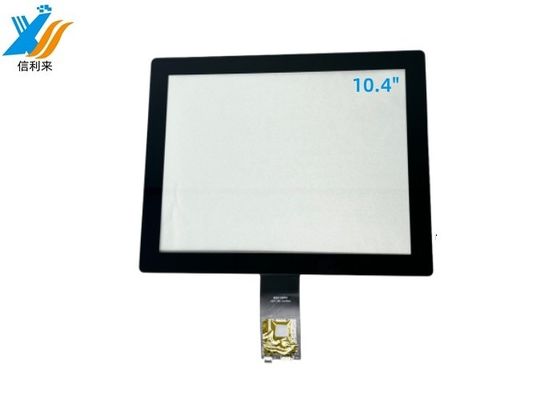 Black Industrial All In One PC PCAP Painel de tela sensível ao toque 10,4 polegadas Display com interface USB e IIC COF