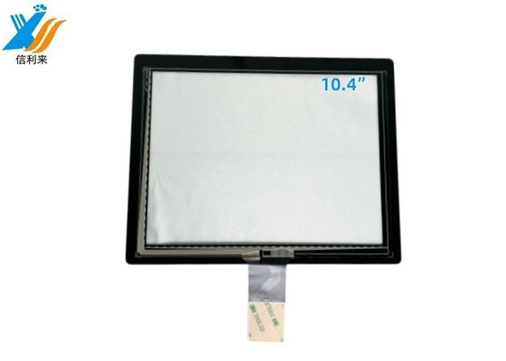 Black Industrial All In One PC PCAP Painel de tela sensível ao toque 10,4 polegadas Display com interface USB e IIC COF