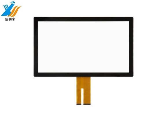 2.7mm espessura painel capacitivo tela sensível ao toque ITO vidro preto