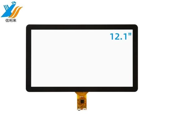 12.1 polegada projetado capacitivo GG GFF Painel de tela sensível ao toque impermeável à água impermeável ao óleo Anti-UV AR AG AF Personalizado para educação industrial médica comercial