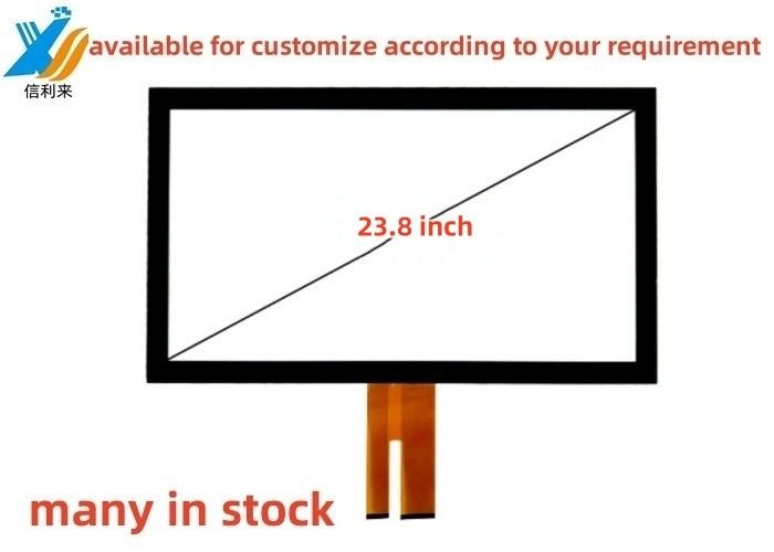 23.8 polegadas Multi-touch USB projetado capacitivo (PCAP) GG GFF painel de tela sensível ao toque AR AG AF impermeável a óleo caneta sensível ao toque LCD monitor led personalizado para venda de educação médica industrial