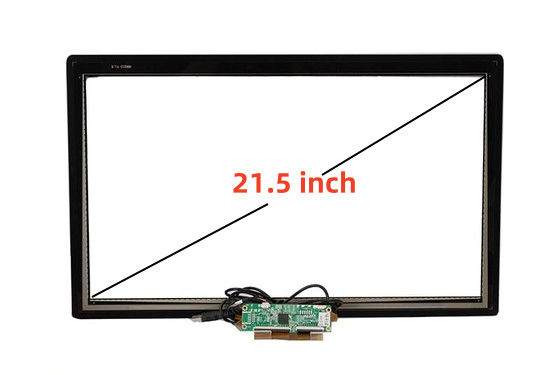 21.5 polegadas Multi-touch projetado capacitivo (PCAP) GG GFF painel de tela sensível ao toque Anti-UV impermeável a óleo caneta impermeável a toque monitor led de exibição LCD personalizado para venda de exibição comercial industrial Treadmill