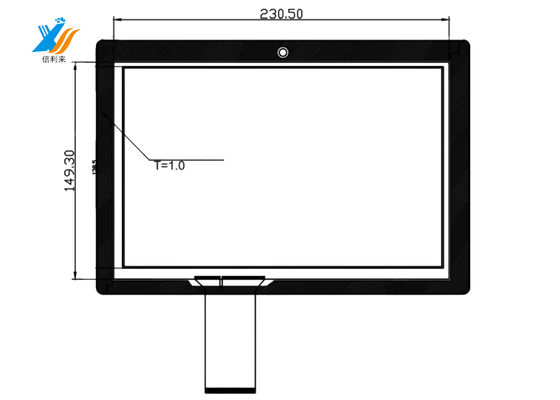 Bom preço Painel de Toque Capacitativo USB personalizável de 10,1 polegadas Sistema Operacional Linux on-line