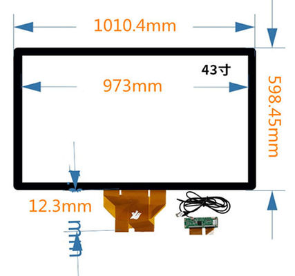 Bom preço 43PCAP Painel táctil 6H Painel de ecrã táctil industrial PC on-line
